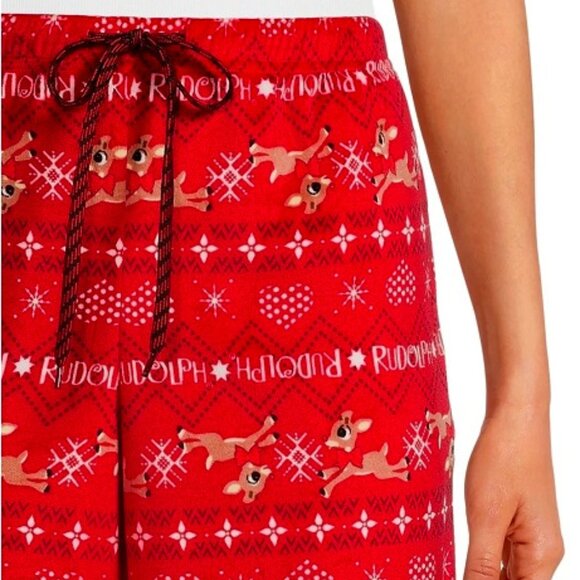 RUDOLPH THE RED-NOSED REINDEER Velour Sleep Pants w/ Pockets SZ 2X (18W-20W)~NEW - Picture 4 of 7